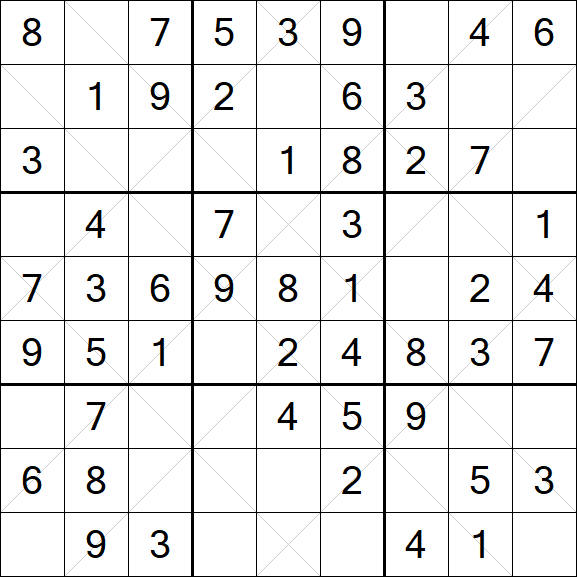 Argyle Sudoku - Easy