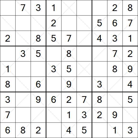 Argyle Sudoku - Easy