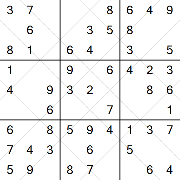 Argyle Sudoku - Easy
