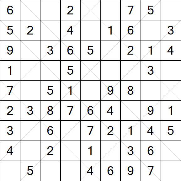 Argyle Sudoku - Easy