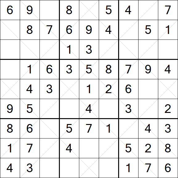 Argyle Sudoku - Easy