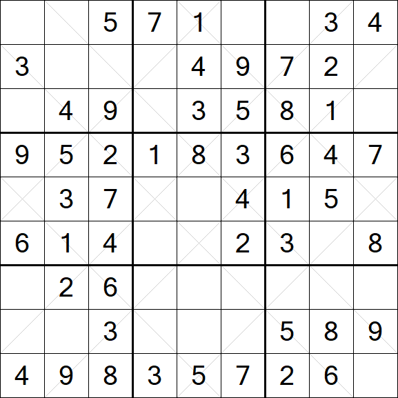 Argyle Sudoku - Easy