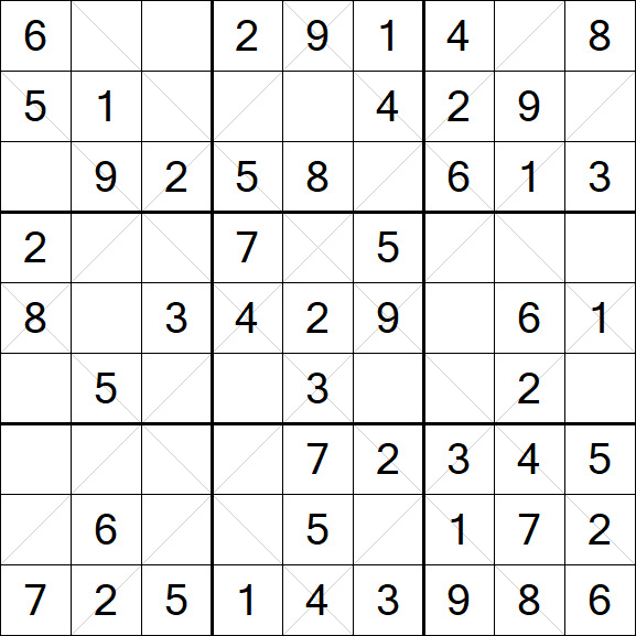 Argyle Sudoku - Easy