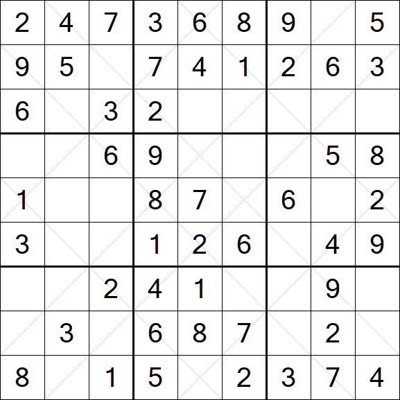 Argyle Sudoku - Easy