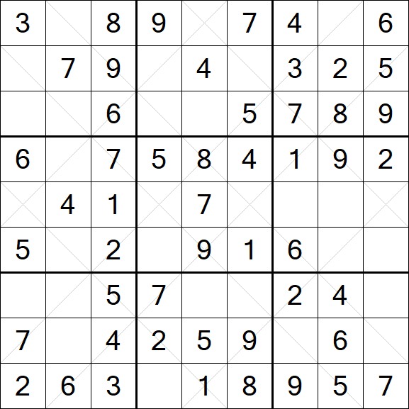 Argyle Sudoku - Easy