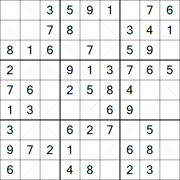 Argyle Sudoku - Easy