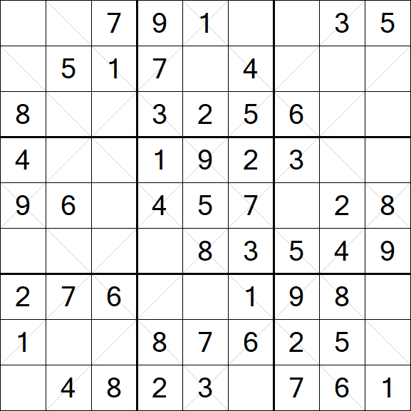 Argyle Sudoku - Easy