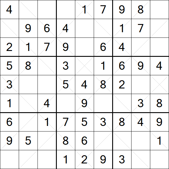 Argyle Sudoku - Easy