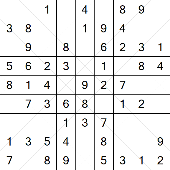 Argyle Sudoku - Easy
