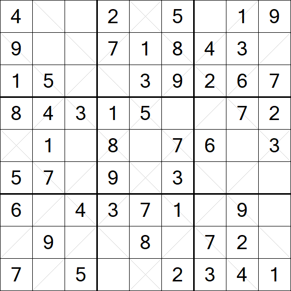 Argyle Sudoku - Easy