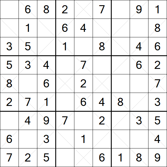 Argyle Sudoku - Easy