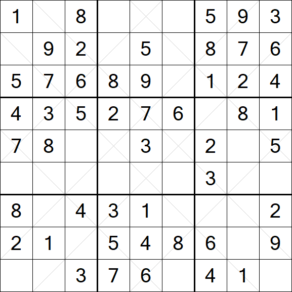 Argyle Sudoku - Easy