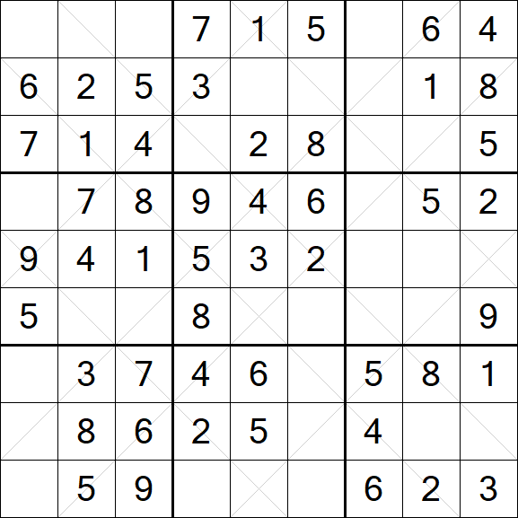 Argyle Sudoku - Easy