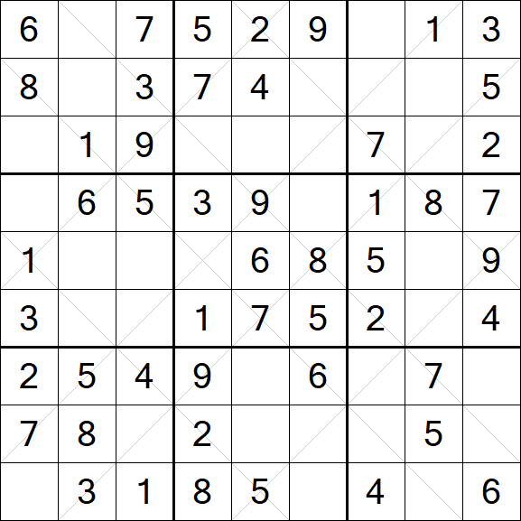 Argyle Sudoku - Easy