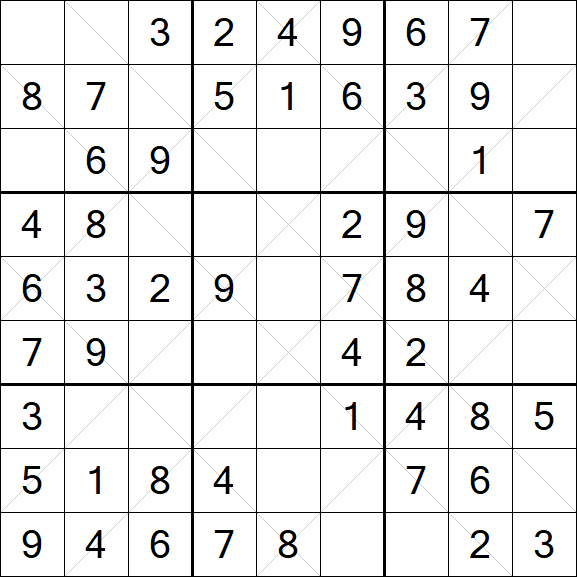 Argyle Sudoku - Easy