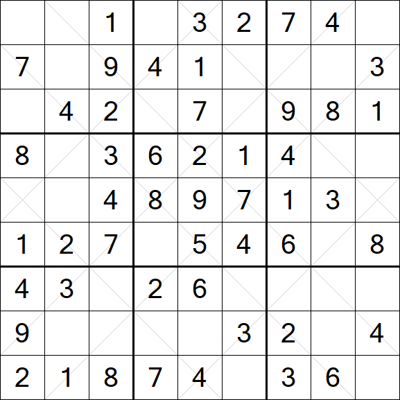 Argyle Sudoku - Easy