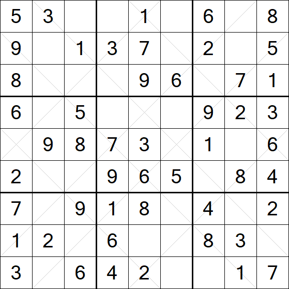 Argyle Sudoku - Easy