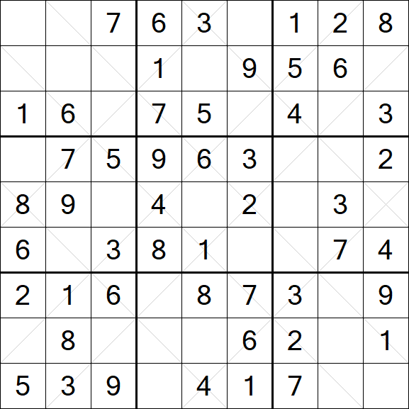 Argyle Sudoku - Easy
