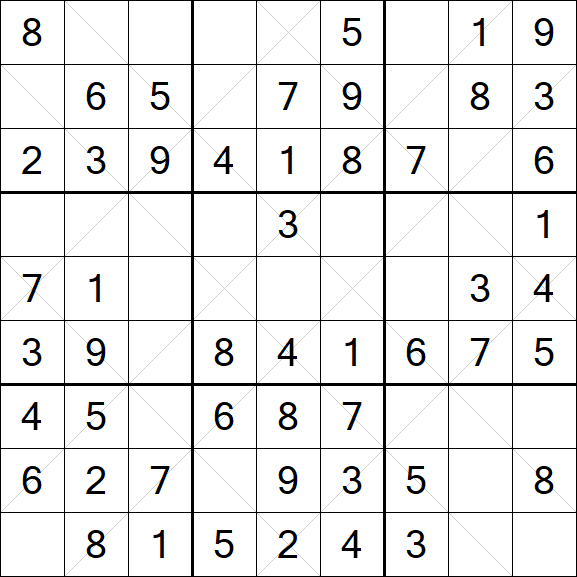 Argyle Sudoku - Easy