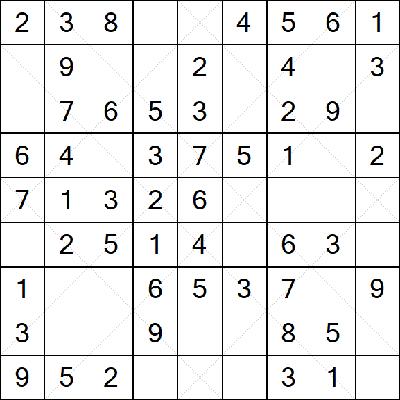 Argyle Sudoku - Einfach