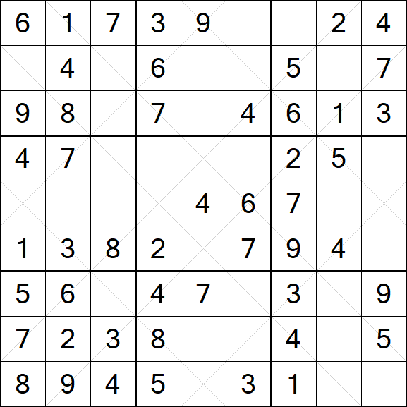 Argyle Sudoku - Einfach
