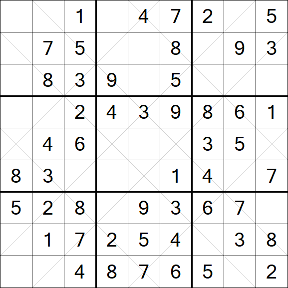 Argyle Sudoku - Einfach