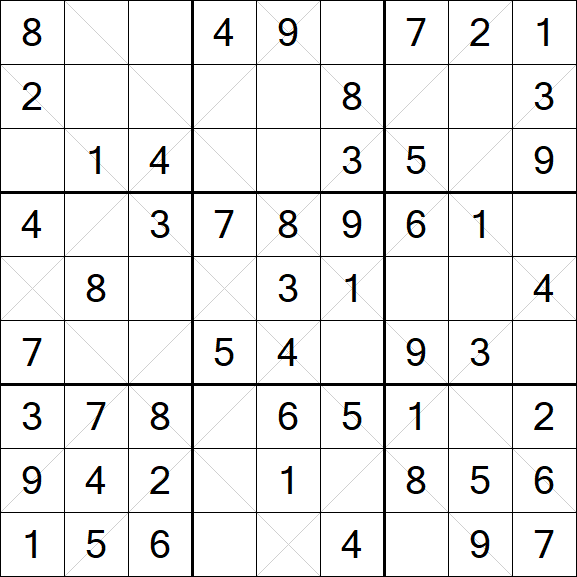 Argyle Sudoku - Einfach