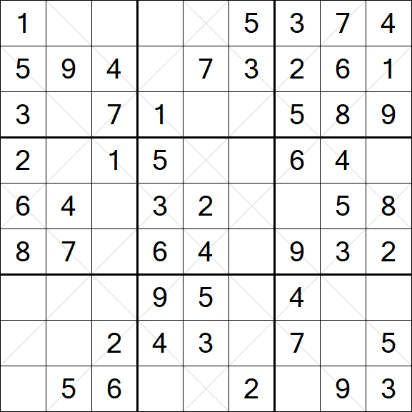 Argyle Sudoku - Einfach