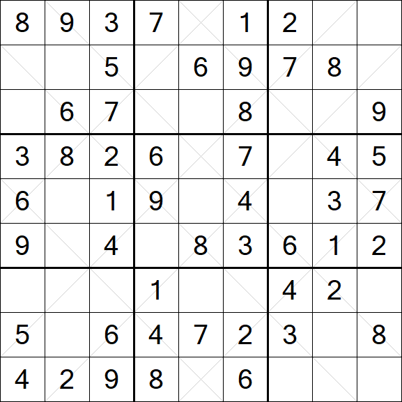 Argyle Sudoku - Einfach