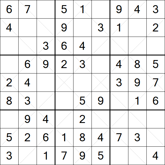 Argyle Sudoku - Fácil