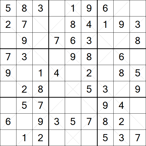 Argyle Sudoku - Einfach