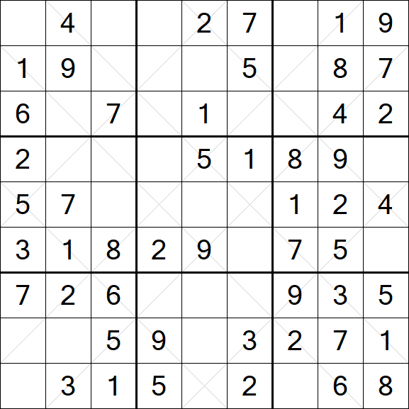 Argyle Sudoku - Einfach