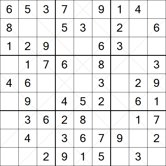 Argyle Sudoku - Einfach