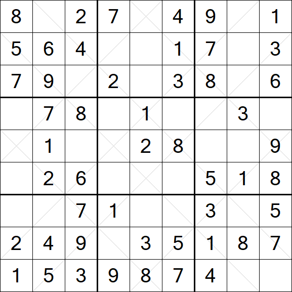 Argyle Sudoku - Einfach