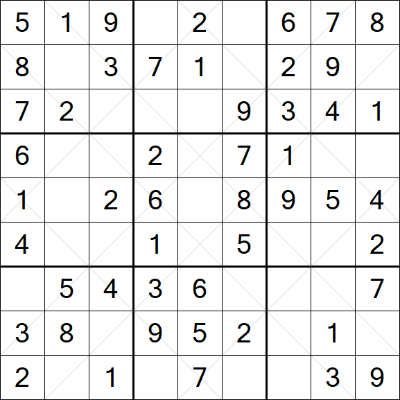 Argyle Sudoku - Einfach