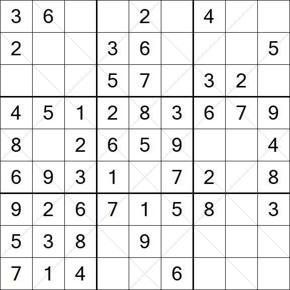 Argyle Sudoku - Einfach