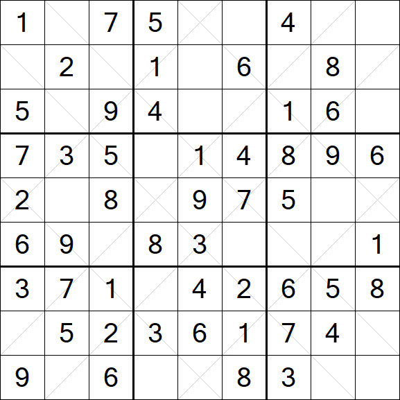 Argyle Sudoku - Einfach