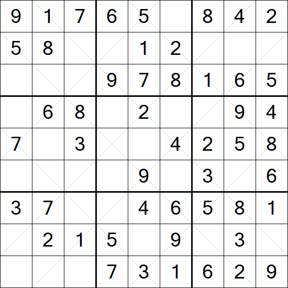 Argyle Sudoku - Einfach