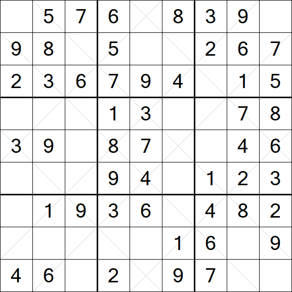 Argyle Sudoku - Einfach