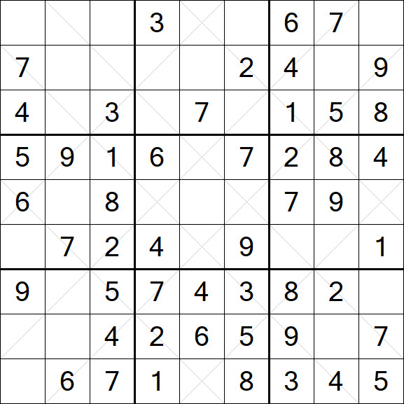 Argyle Sudoku - Einfach