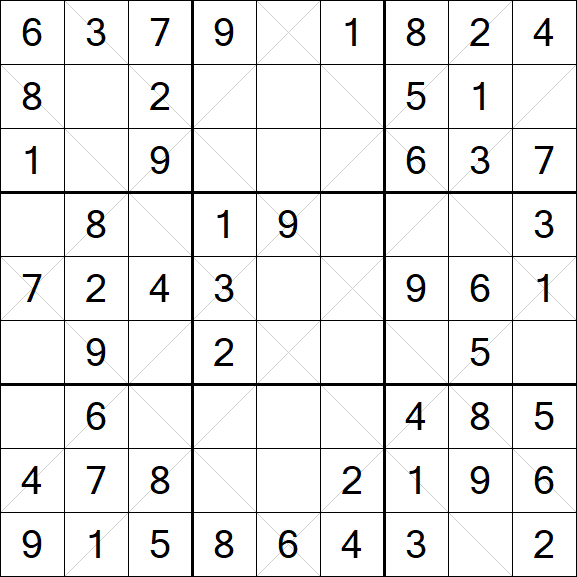 Argyle Sudoku - Einfach