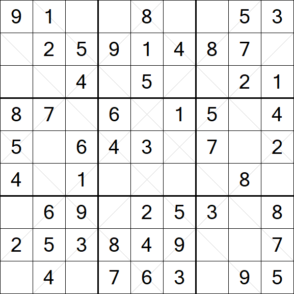 Argyle Sudoku - Einfach