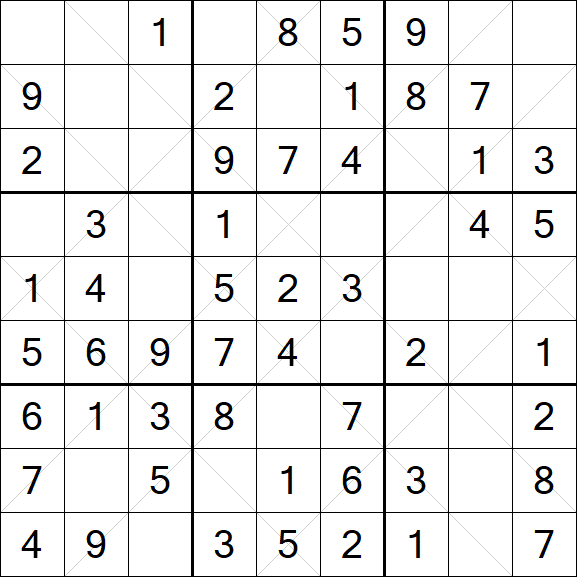 Argyle Sudoku - Einfach