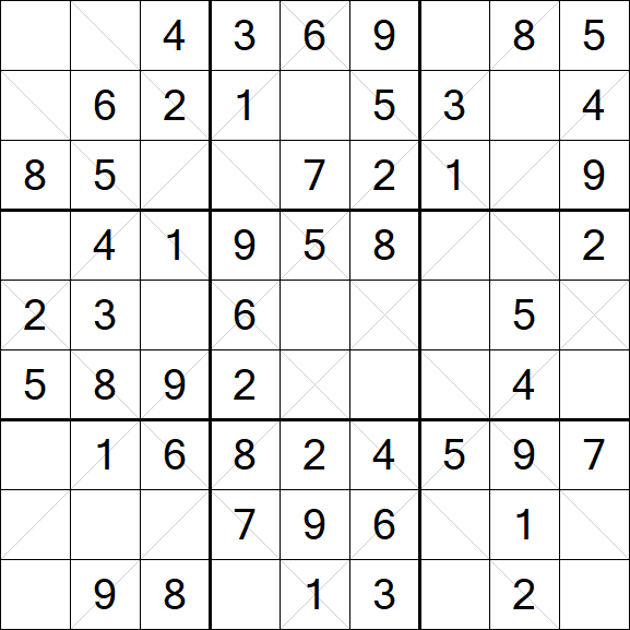 Argyle Sudoku - Einfach