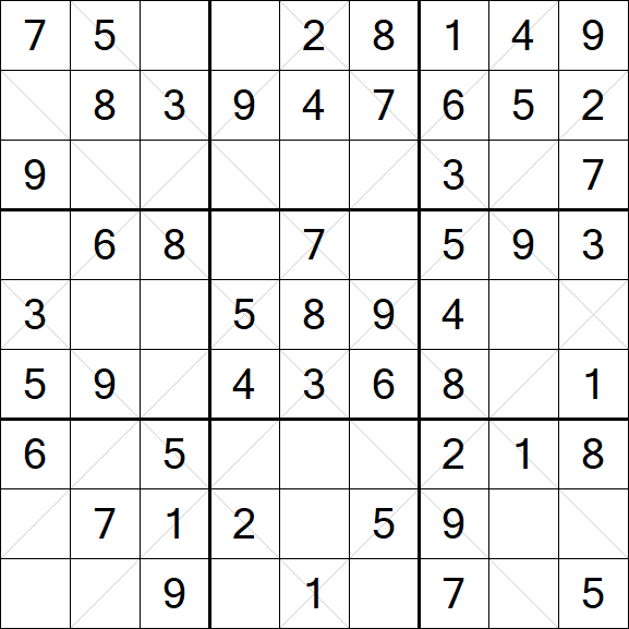 Argyle Sudoku - Einfach