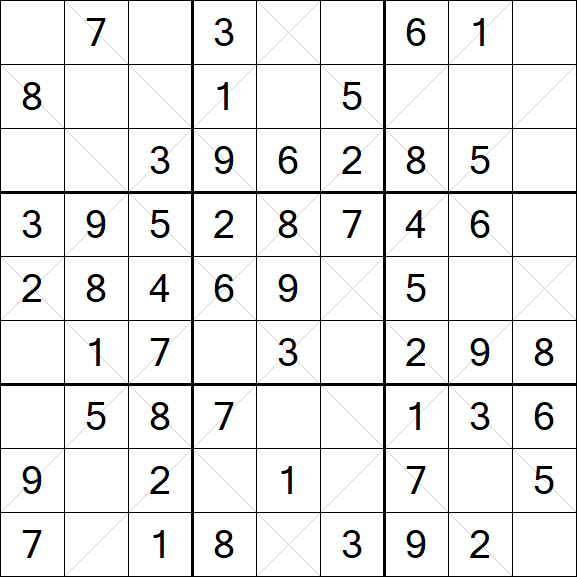 Argyle Sudoku - Einfach