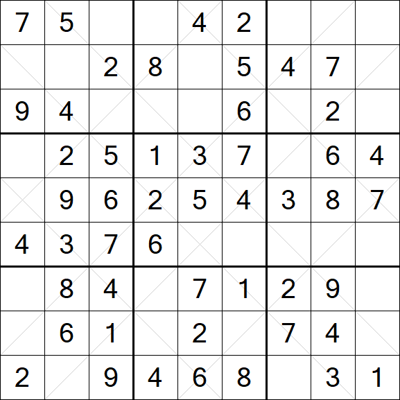 Argyle Sudoku - Einfach