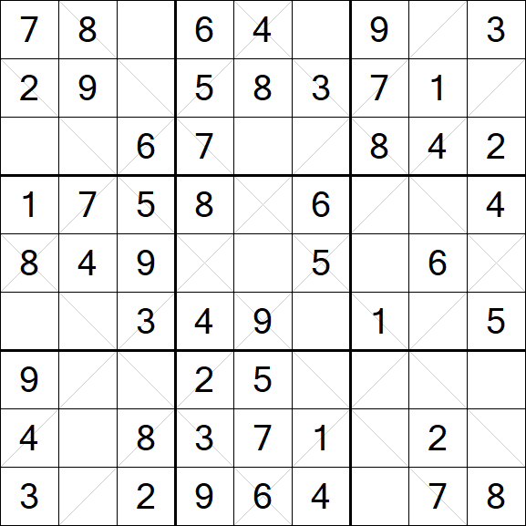 Argyle Sudoku - Einfach