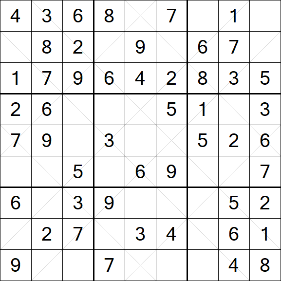 Argyle Sudoku - Einfach