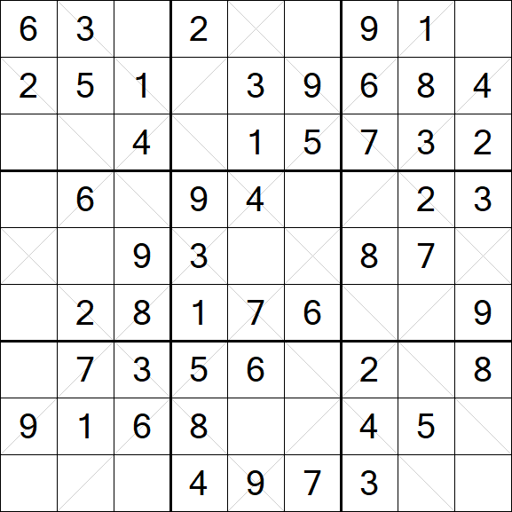 Argyle Sudoku - Easy
